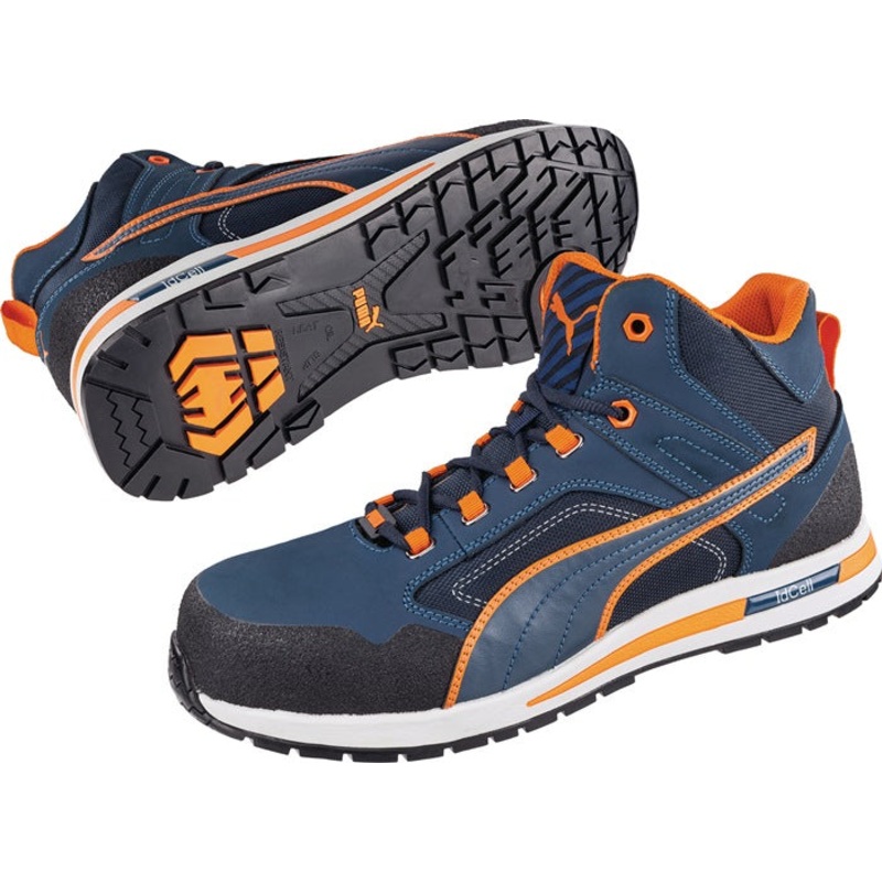 Botas de seguridad PUMA Crosstwist MID talla 45 azul/naranja (4000374570)
