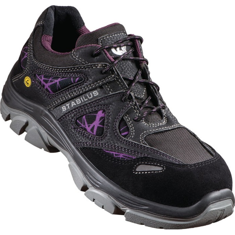 Zapatos de seguridad STABILUS mujer DANA LOW talla 38 negro/morado (4703000598)