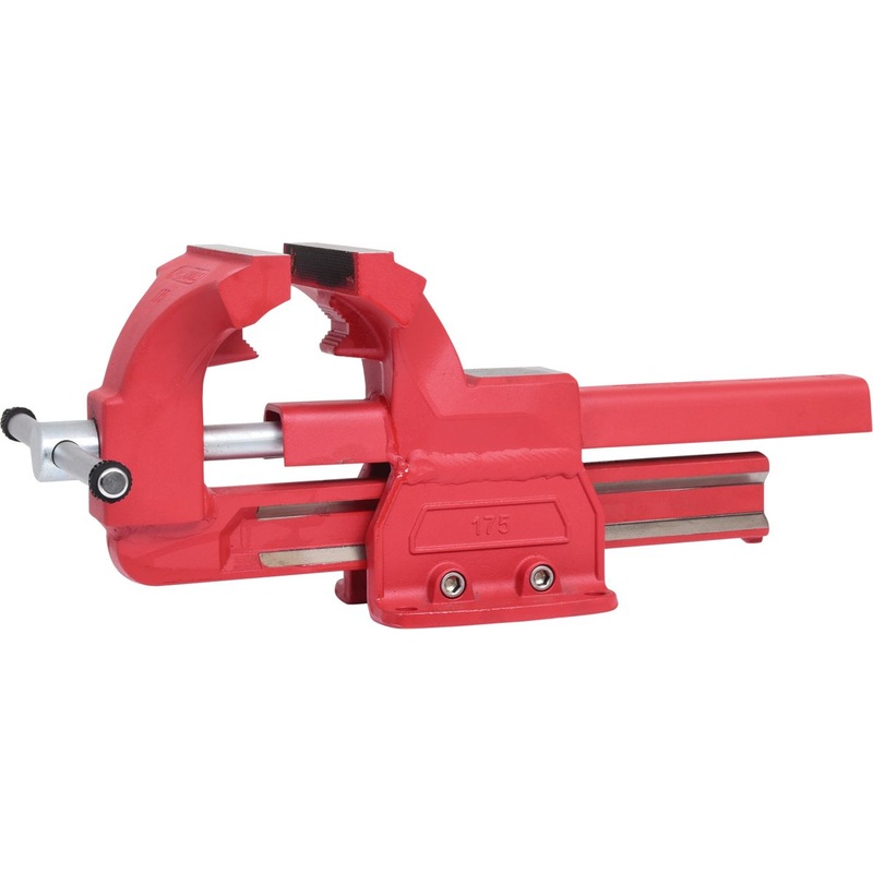 Tornillo de banco paralelo KS TOOLS sin plato giratorio, 175 mm ( 914.0041 )