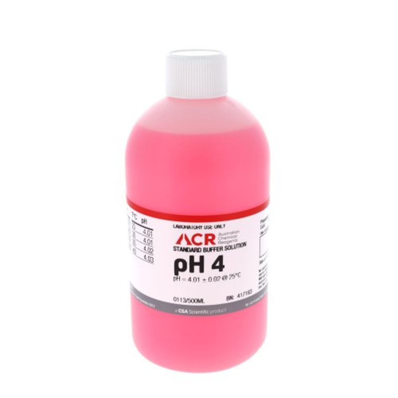 pH4-500 - pH4,01 Buffer Solution, 500ml