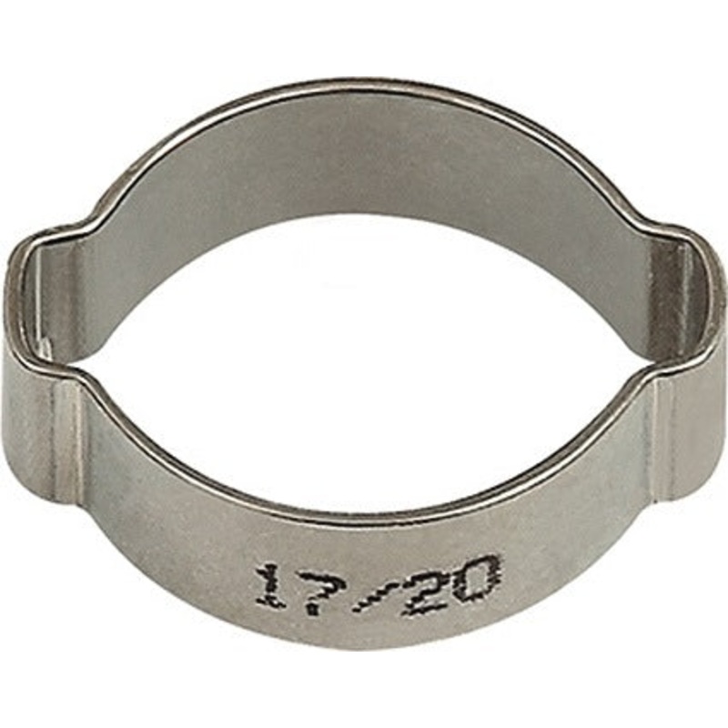 Abrazadera de manguera RIEGLER 2 orejas acero inoxidable 1.4301 (W4) (8000367362)