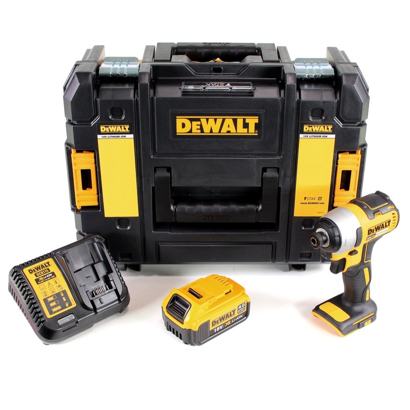 Atornillador de impacto DeWalt DCF 787 M1 18 V batera Li-Ion sin escobillas en maletn TSTAK II + 1x batera 4.0 Ah + cargador
