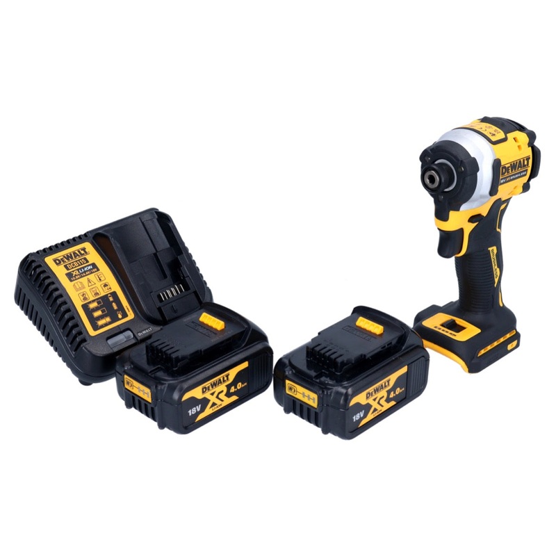 Atornillador de impacto a batera DeWalt DCF 850 M2 18 V 205 Nm 1/4" brushless + 2x batera 4.0 Ah + cargador