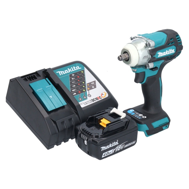 Atornillador de impacto a batera Makita DTW 302 RM1 18 V 300 Nm 3/8" brushless + 1x batera 4.0 Ah + cargador