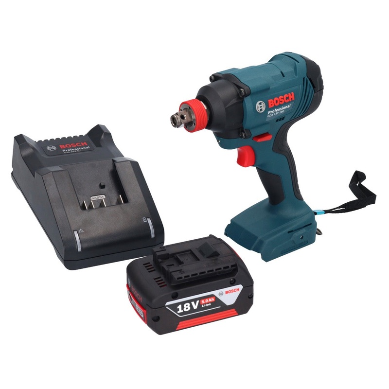 Atornillador de impacto inalmbrico Bosch GDX 18V-180 18 V 180 Nm 1/2" + 1x batera 5.0 Ah + cargador