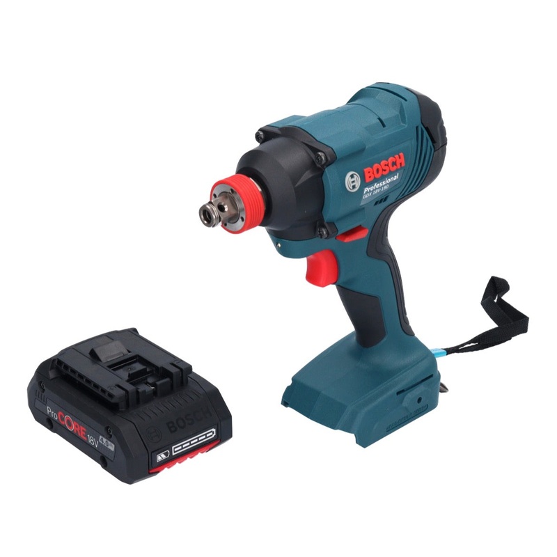 Atornillador de impacto inalmbrico Bosch GDX 18V-180 18 V 180 Nm 1/2" + 1x batera ProCORE 4.0 Ah - sin cargador