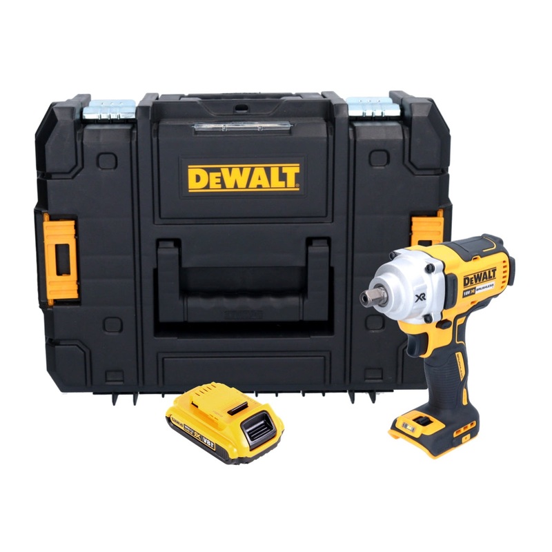 Atornillador de impacto inalmbrico DeWalt DCF 894 NT 18 V 1/2 "447 Nm sin escobillas + 1x batera 2.0 Ah + TSTAK - sin cargador