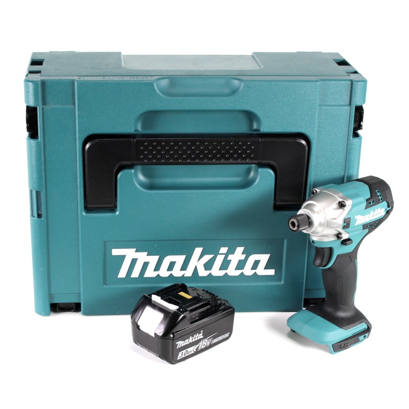 Atornillador de impacto inalmbrico Makita DTD 156 F1J 18V 155Nm + 1x batera 3.0Ah + Makpac - sin cargador