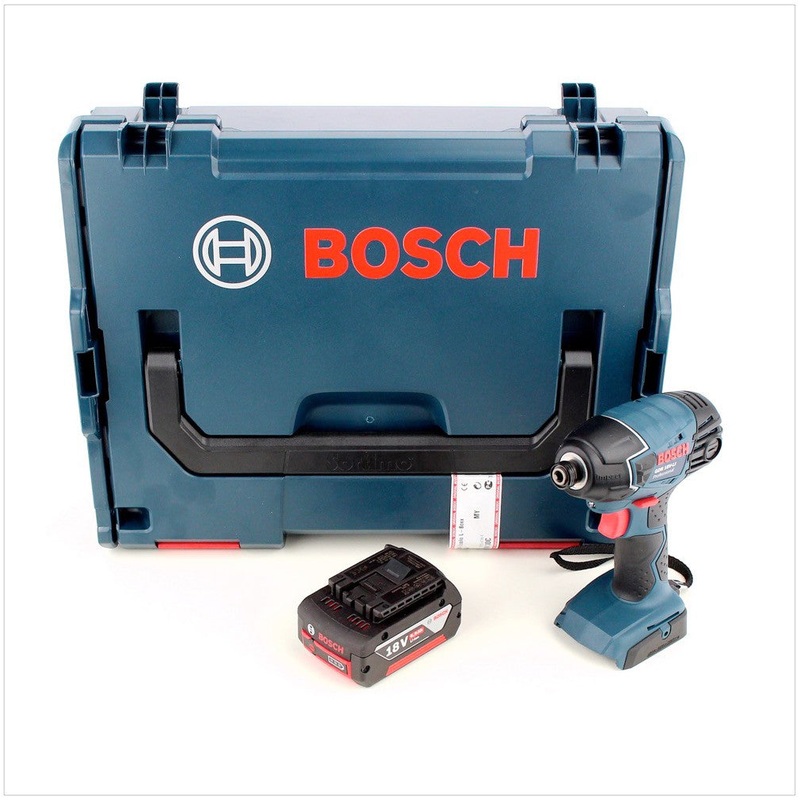 Bosch GDR 18 V-LI Atornillador de impacto a batera de 18 V en L-Boxx y 1 batera GBA de 6 Ah