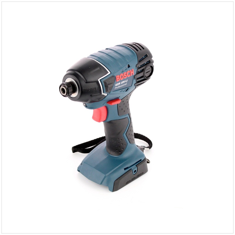 Bosch GDR 18 V-LI Atornillador de impacto inalmbrico de 18 V con 1 batera GBA de Li-Ion de 5 Ah sin cargador y sin estuche