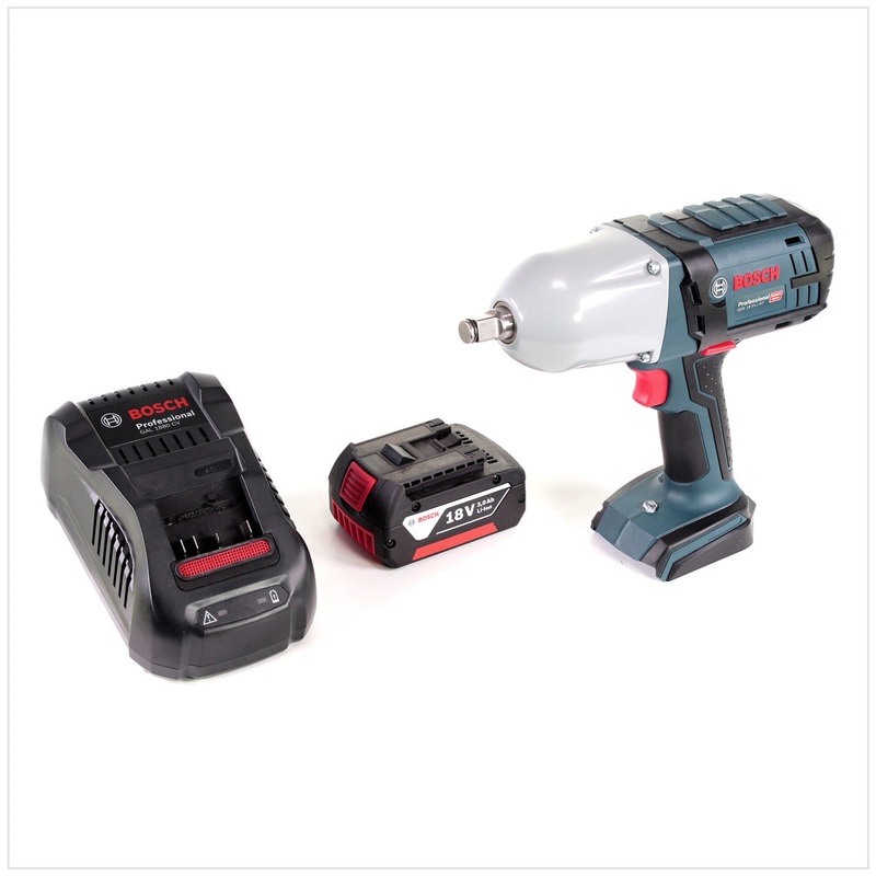 Atornillador de impacto inalmbrico Bosch GDS 18 V-LI HT 18V 650Nm 1/2" + 1x batera 3.0Ah + cargador