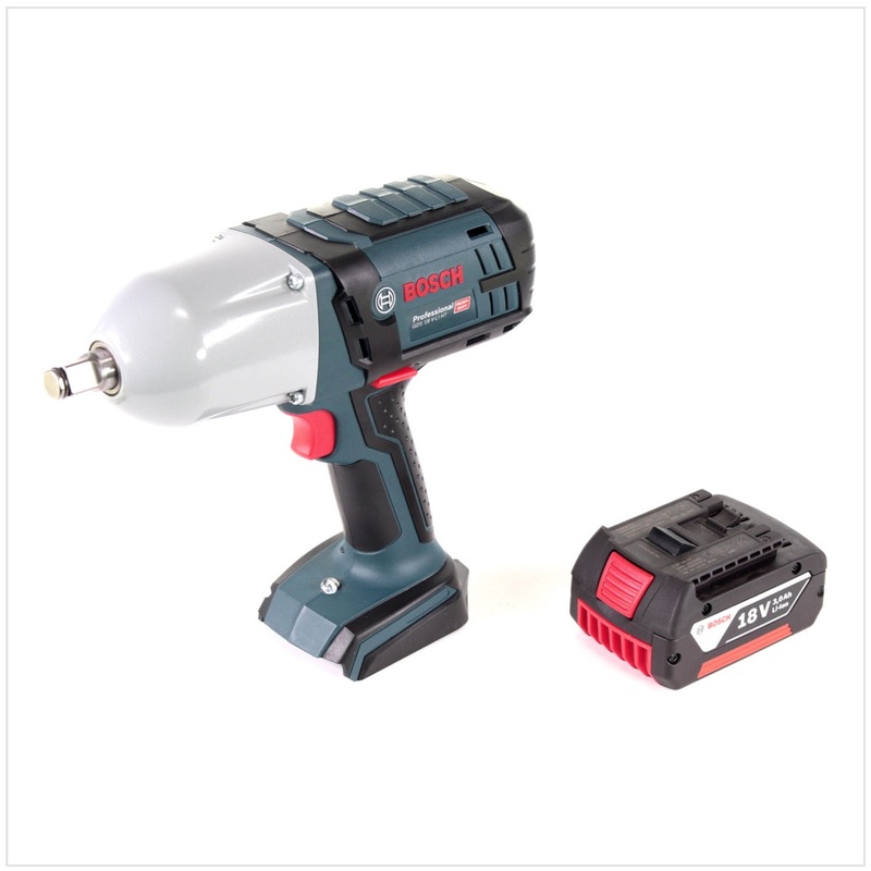 Atornillador de impacto inalmbrico Bosch GDS 18 V-LI HT 18V 650Nm 1/2" + 1x batera 3.0Ah - sin cargador