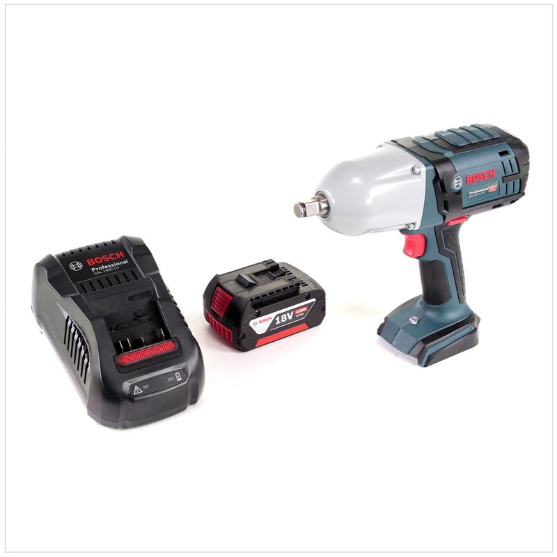 Atornillador de impacto inalmbrico Bosch GDS 18 V-LI HT 18V 650Nm 1/2" + 1x batera 4,0Ah + cargador