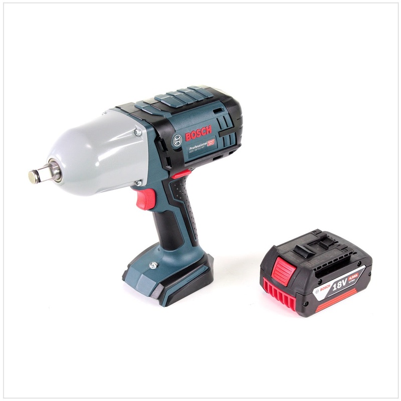 Atornillador de impacto inalmbrico Bosch GDS 18 V-LI HT 18V 650Nm 1/2" + 1x batera 4,0Ah - sin cargador