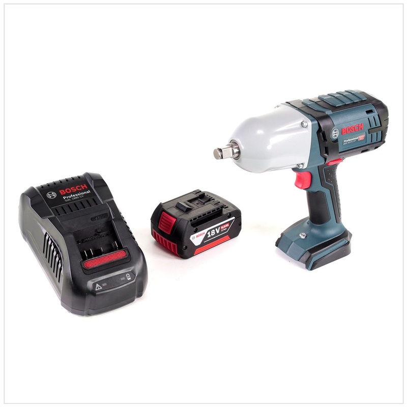 Atornillador de impacto inalmbrico Bosch GDS 18 V-LI HT 18V 650Nm 1/2" + 1x batera 6,0Ah + cargador