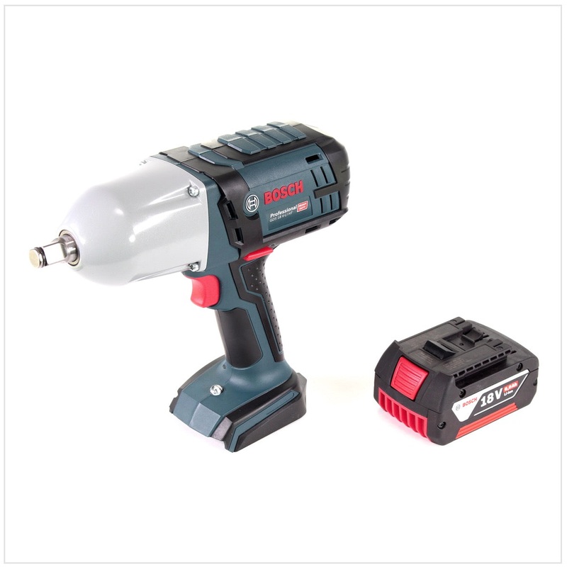 Atornillador de impacto inalmbrico Bosch GDS 18 V-LI HT 18V 650Nm 1/2" + 1x batera 6,0Ah - sin cargador