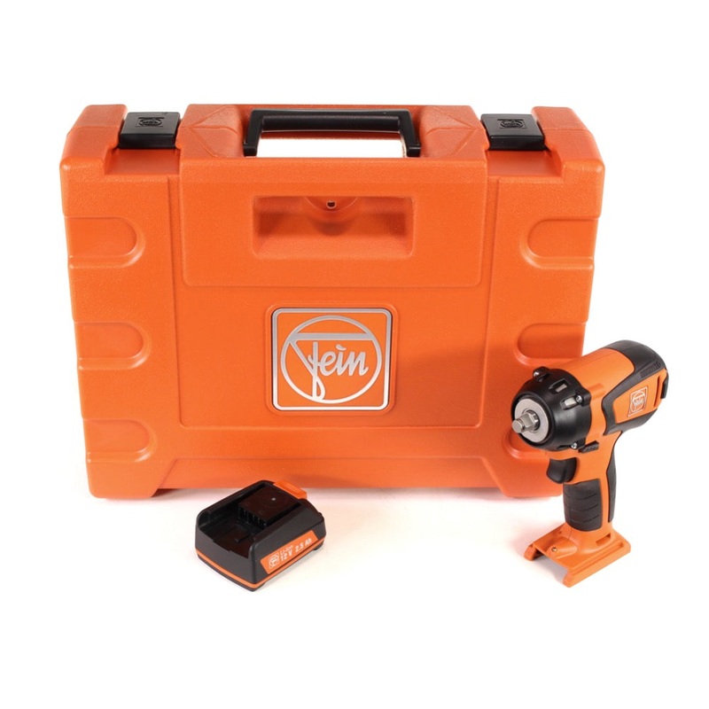 Atornillador de impacto a batera sin escobillas FEIN ASCD 12-150 W8C Li-Ion en maletn de herramientas + 1 batera de 2,5 Ah