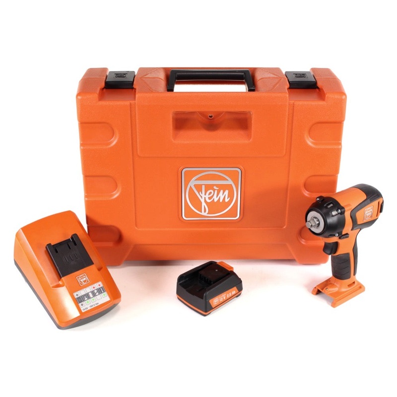 Atornillador de impacto de batera Li-Ion sin escobillas FEIN ASCD 12-150 W8C en maletn de herramientas + 1 batera de 2,5 Ah + cargador