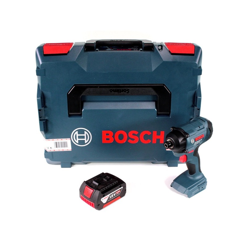 Bosch GDR 18V-160 llave de impacto rotativa a batera 18V 160Nm + 1x batera 6.0Ah + L-Boxx - sin cargador