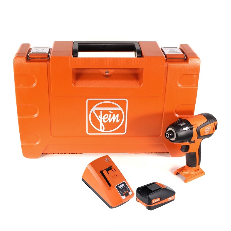 Atornillador de impacto a batera FEIN ASCD 18-200 W4 210 Nm 18 V (71150764000) en maletn con batera de 3,0 Ah y cargador