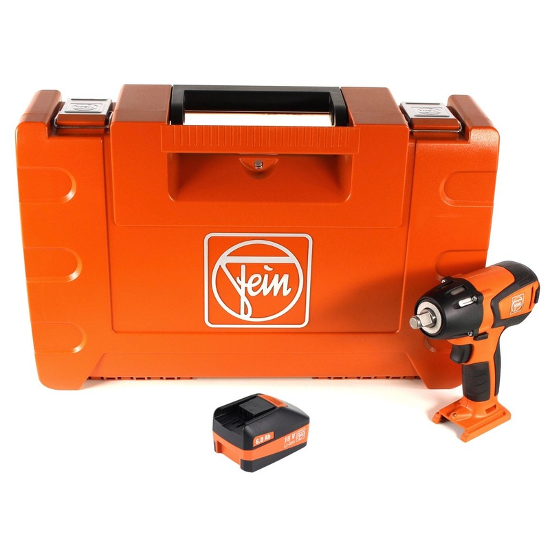 Atornillador de impacto a batera FEIN ASCD 18-300 W2 18V 290Nm (71150664000) en maletn con batera de 6,0 Ah - sin cargador