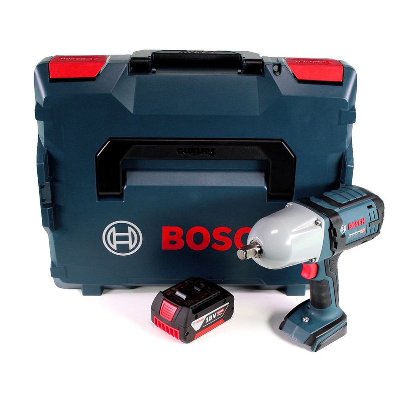 Atornillador de impacto inalmbrico Bosch GDS 18V-LI HT 18V 650 Nm (06019B1302) con batera de 5,0 Ah en L-Boxx - sin cargador