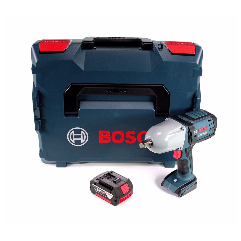 Atornillador de impacto inalmbrico Bosch GDS 18V-LI HT 18V 650 Nm (06019B1302) con batera de 6,0 Ah en L-Boxx - sin cargador