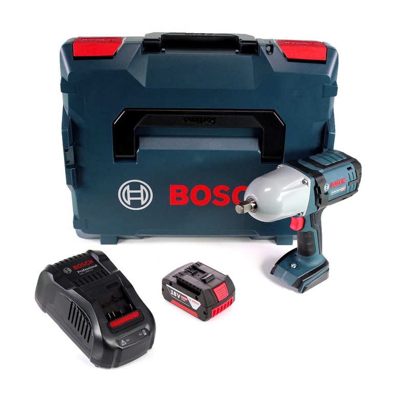 Atornillador de impacto inalmbrico Bosch GDS 18V-LI HT 18V 650 Nm (06019B1302) con batera de 6,0 Ah y cargador en L-Boxx