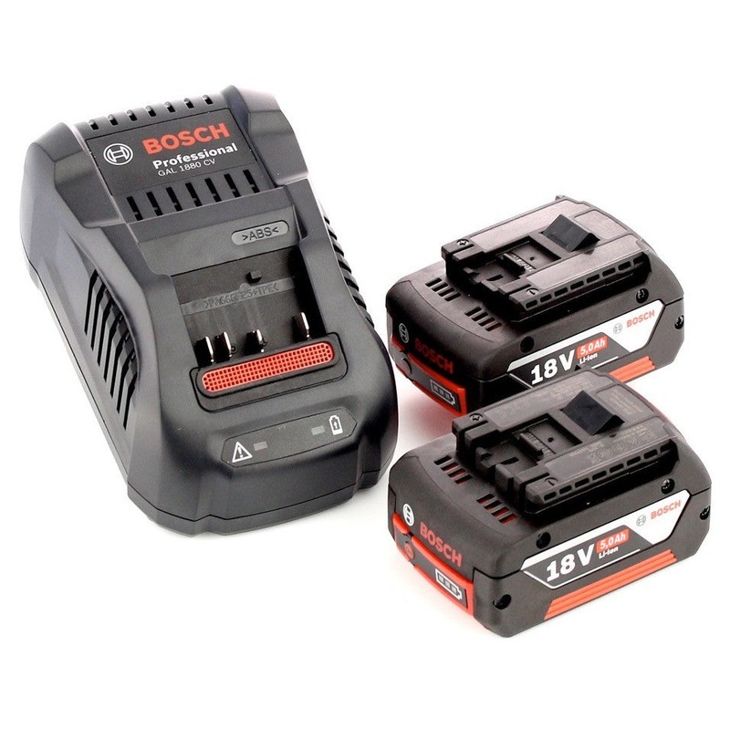 Bosch Atornillador de impacto giratorio a batera GDS 18 V-EC 250 18V 250Nm sin escobillas + 2x batera 5,0Ah + cargador + L-Boxx (06019D8104)