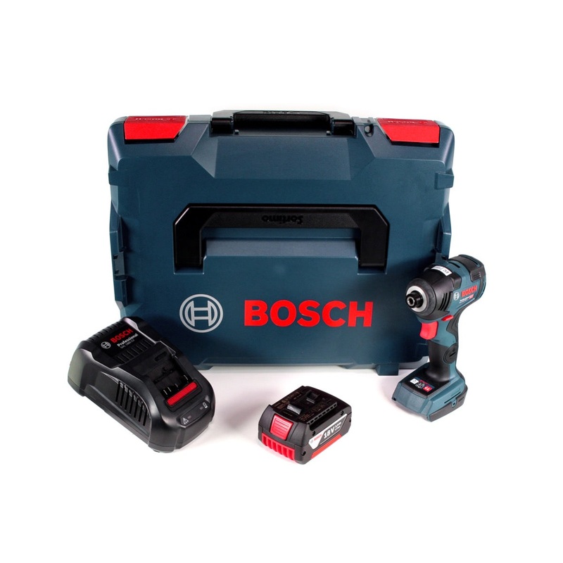 Bosch GDR 18 V-200 C atornillador de impacto inalmbrico 18 V 1/4" en L-Boxx + 1 batera de 3,0 Ah + cargador
