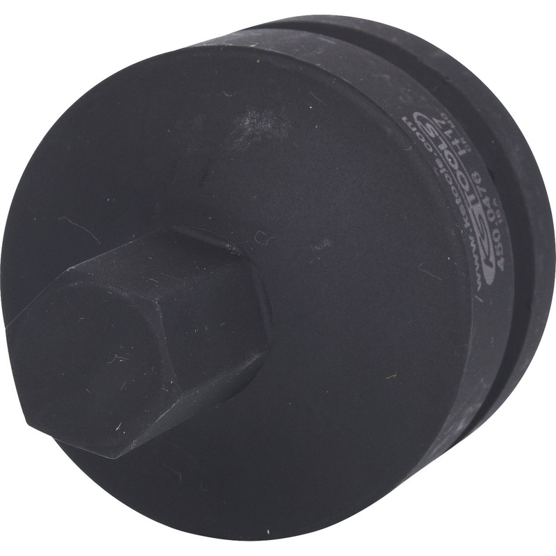 KS TOOLS Vaso con punta de impacto de 1", hexgono interior, corto, 17 mm ( 450.0476 )