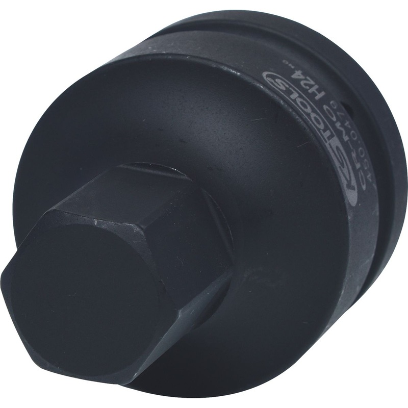KS TOOLS Vaso con punta de impacto de 1", hexgono interior, corto, 24 mm ( 450.0479 )