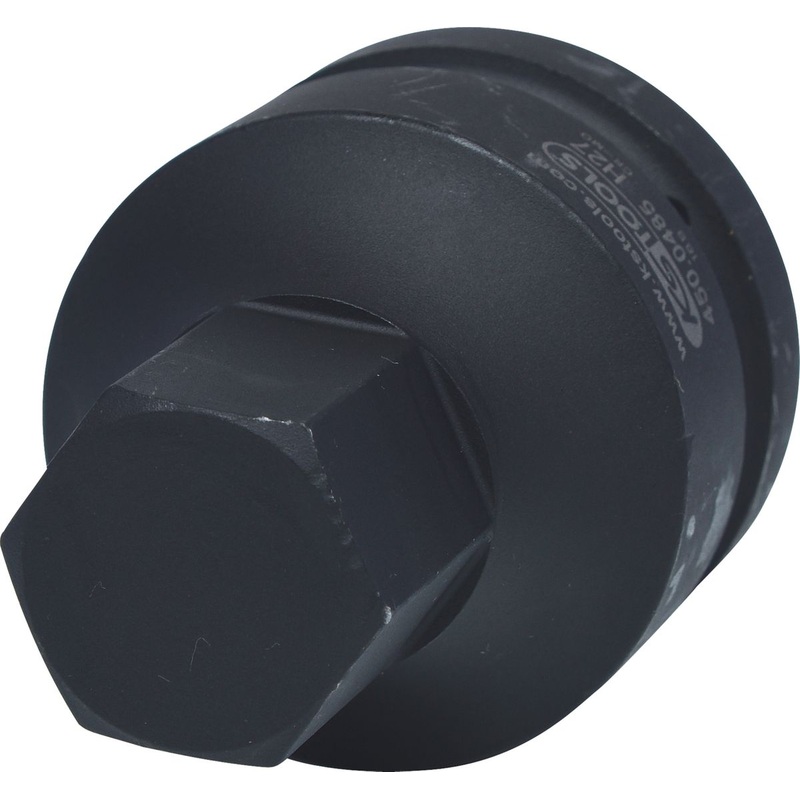 KS TOOLS Vaso con punta de impacto de 1", hexgono interior, corto, 27 mm ( 450.0485 )