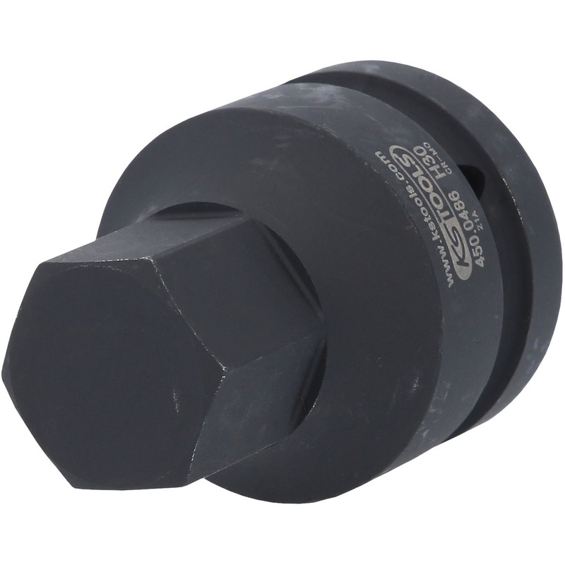KS TOOLS Vaso con punta de impacto de 1", hexgono interior, corto, 30 mm ( 450.0486 )