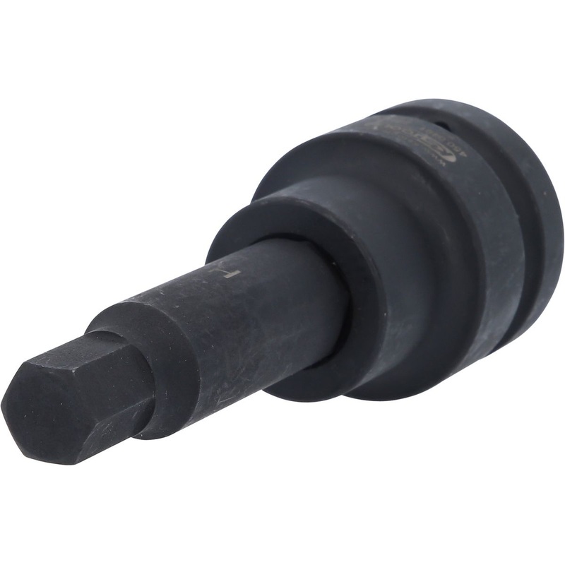 KS TOOLS Vaso con punta de impacto de 1", hexgono interior, largo, 17 mm ( 450.0491 )