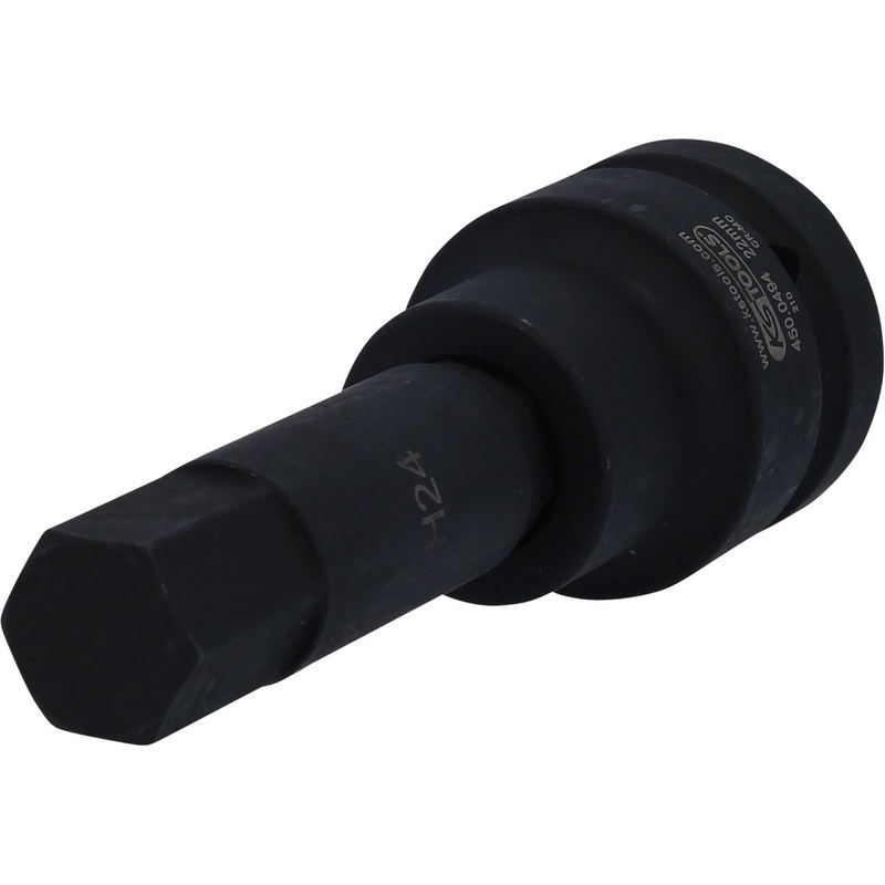KS TOOLS Vaso con punta de impacto de 1", hexgono interior, largo, 24 mm ( 450.0494 )