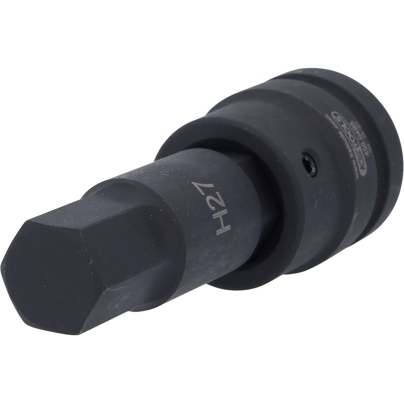 KS TOOLS Vaso con punta de impacto de 1", hexgono interior, largo, 27 mm ( 450.0495 )
