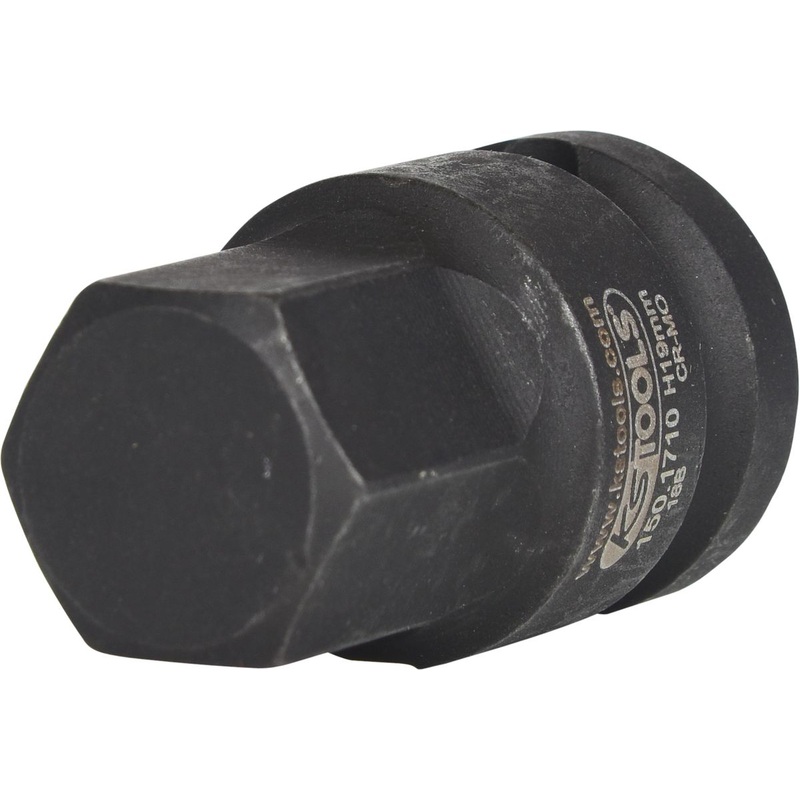 KS TOOLS Vaso con punta de potencia de 1/2", hexgono interior, 19 mm ( 150.1710 )