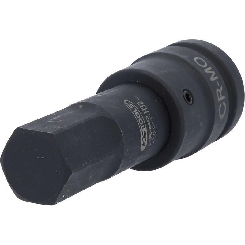 KS TOOLS Vaso con punta de potencia de 1", hexgono interior, largo, 32 mm ( 450.0497 )