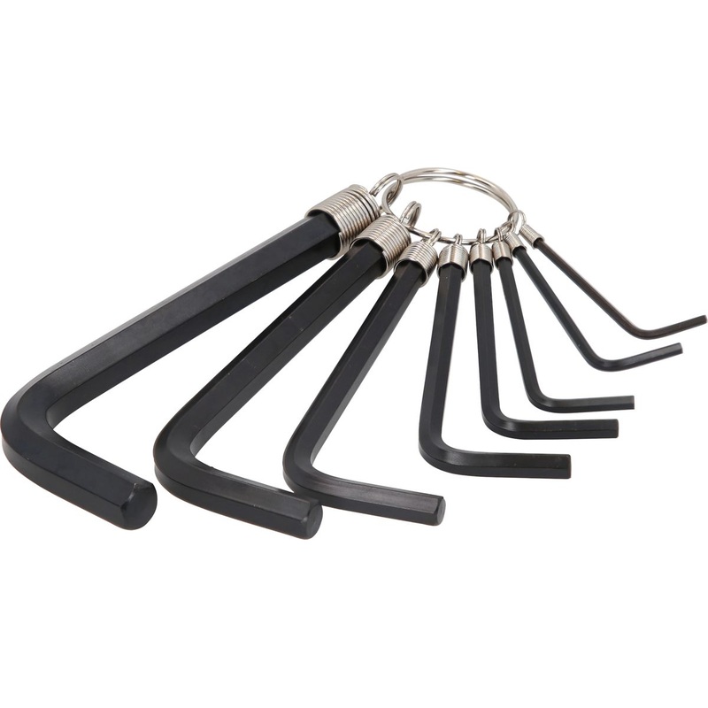 KS TOOLS Juego de llaves Allen con anillo, 8 piezas 2-10 mm ( 151.3250 )