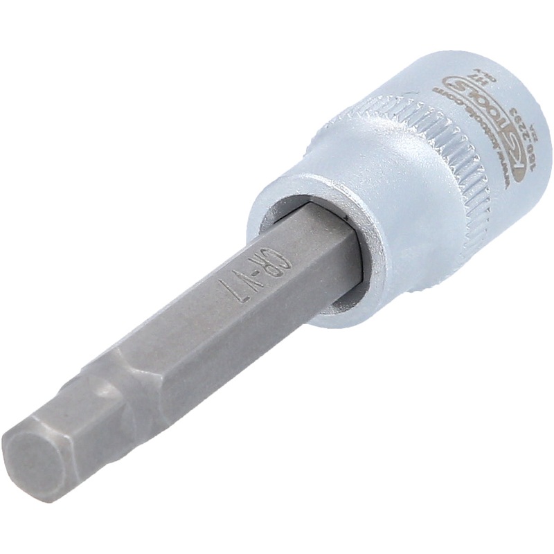 KS TOOLS Vaso con punta de 3/8" para tornillos Allen en la pinza de freno, 7 mm, 72 mm de largo ( 150.2293 )