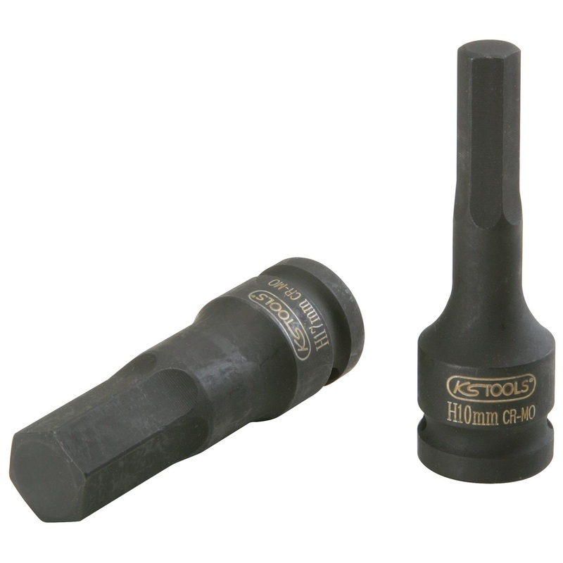KS TOOLS Vaso con punta de impacto de 1/2", hexgono interior, 19 mm ( 911.0932 )