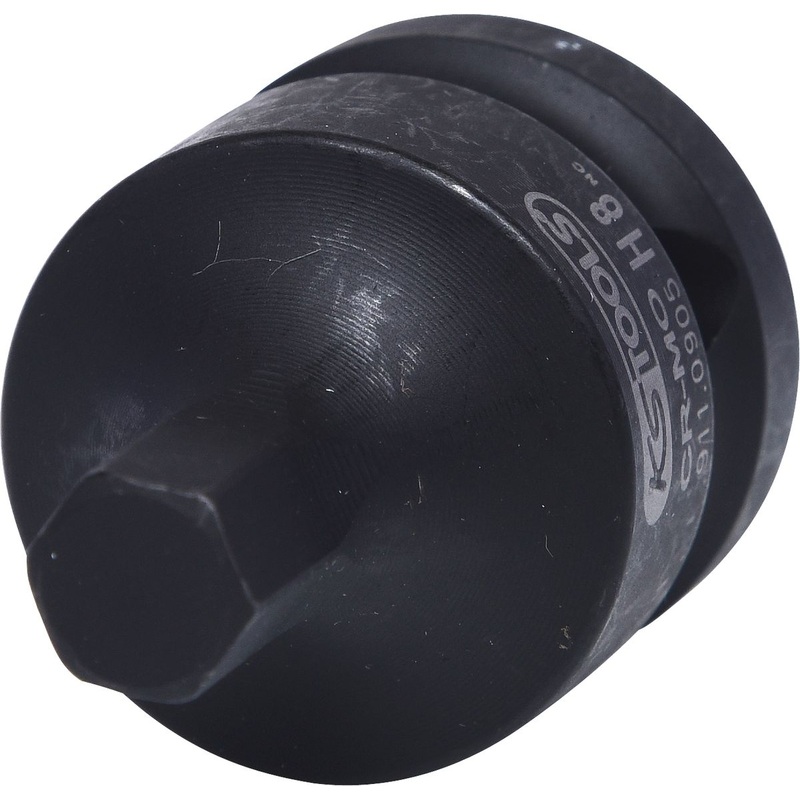 KS TOOLS Vaso con punta de impacto de 1/2", hexgono interior, corto, 8 mm ( 911.0905 )