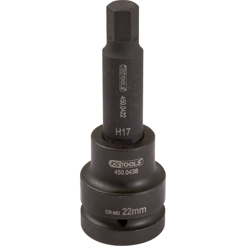 KS TOOLS Vaso con punta hexagonal de 3/4" largo, 24 mm ( 450.0464 )