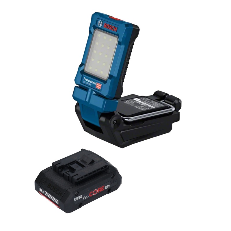 Bosch GLI 18V-800 Luz de batera profesional 18 V 800 lm + 1x batera ProCORE 4,0 Ah - sin cargador