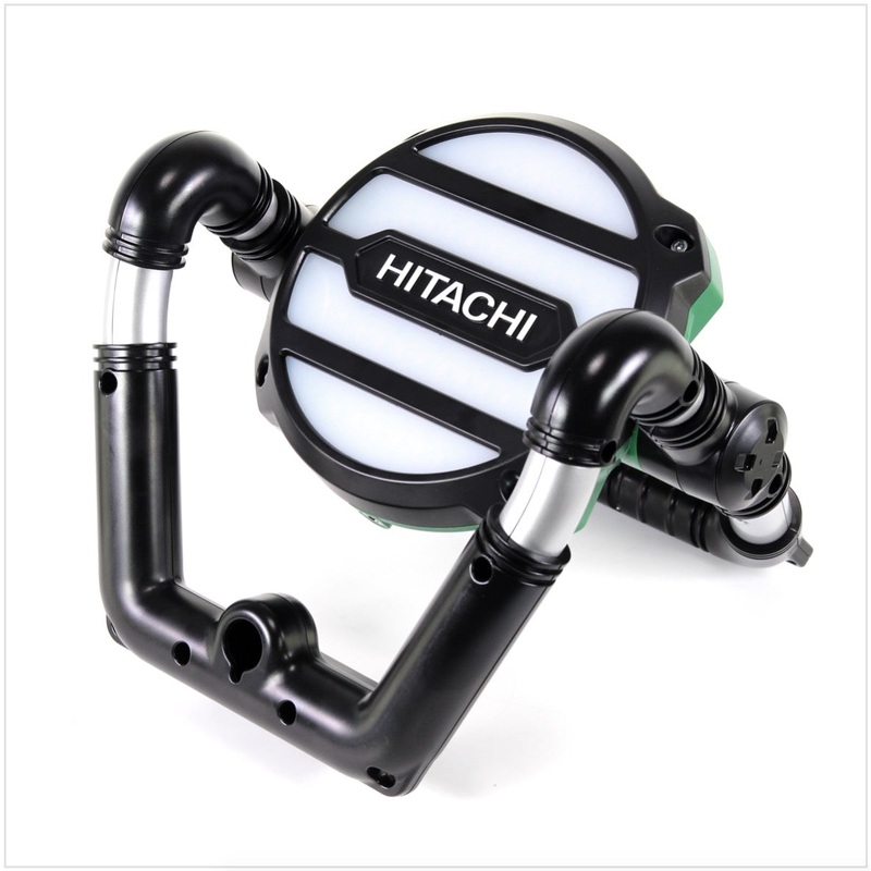 Hitachi UB 18 DGL Foco LED para obras con batera de iones de litio de 18 V, luz de trabajo individual, sin accesorios, sin batera, sin cargador
