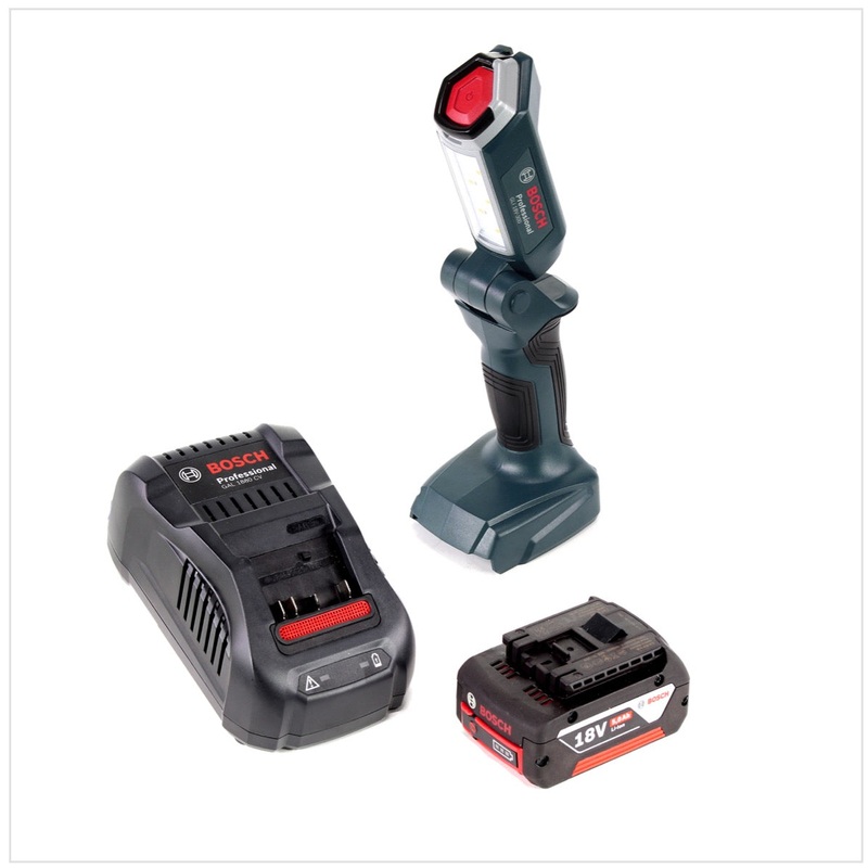 Lmpara LED batera Bosch GLI 18V-300 18V 300lm + 1x batera 5,0 Ah + cargador