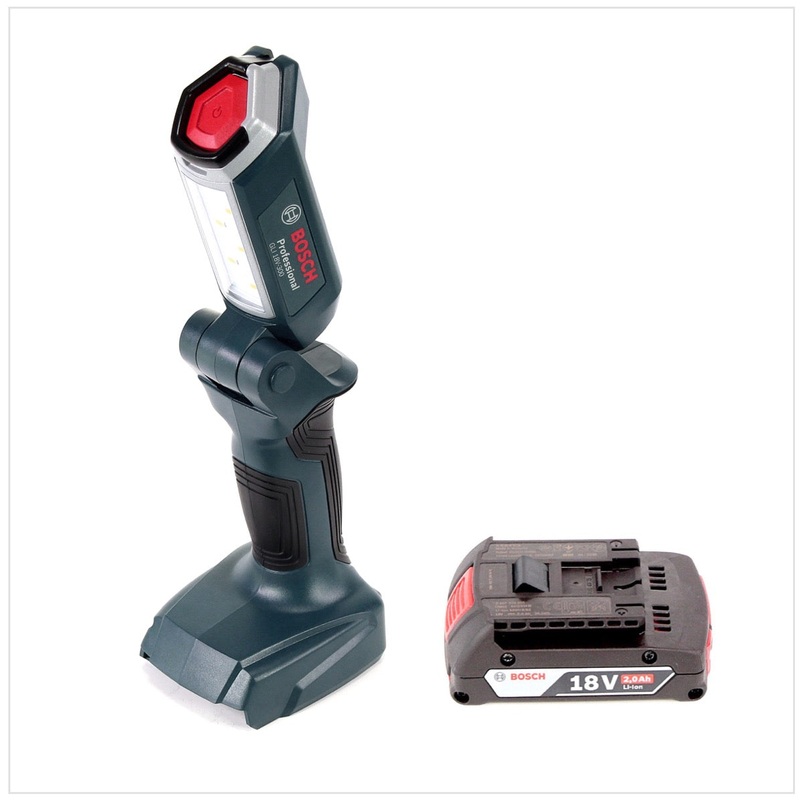 Lmpara LED con batera Bosch GLI 18V-300 18V 300lm + 1x batera 2.0Ah - sin cargador