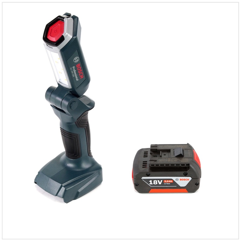 Lmpara LED con batera Bosch GLI 18V-300 18V 300lm + 1x batera 5.0Ah - sin cargador