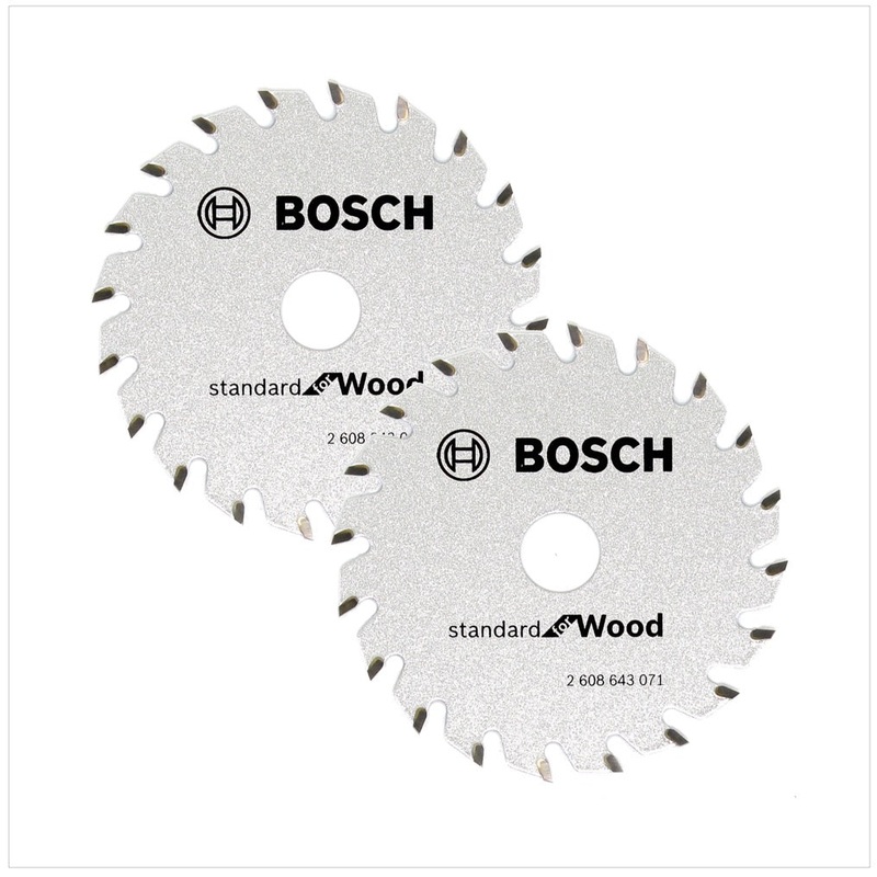 Bosch 2x hoja de sierra circular Optiline Wood ST WO H 85x15-20 85 mm 20 dientes (2x 2608643071)
